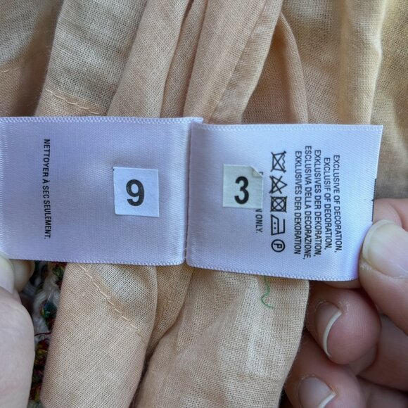 ANTHROPOLOGIE ett:twa Tweed Berwyn Rainbow Jacket XL - Picture 11 of 12